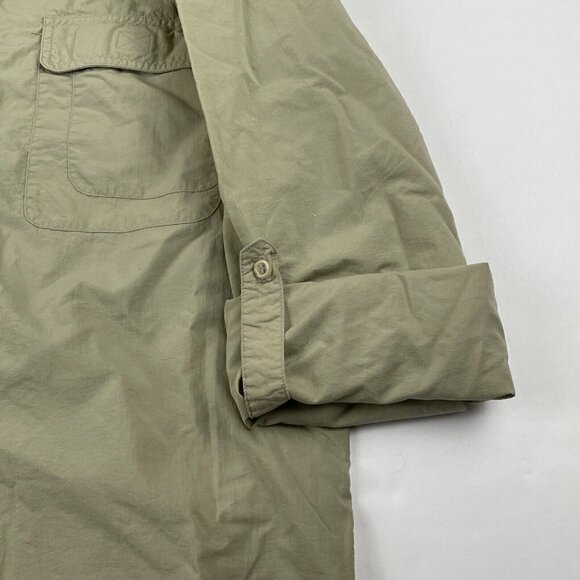 Go Fish Adventure Apparel Button Up Fishing Shirt Men’s M Roll Tab Sleeve - Picture 14 of 14